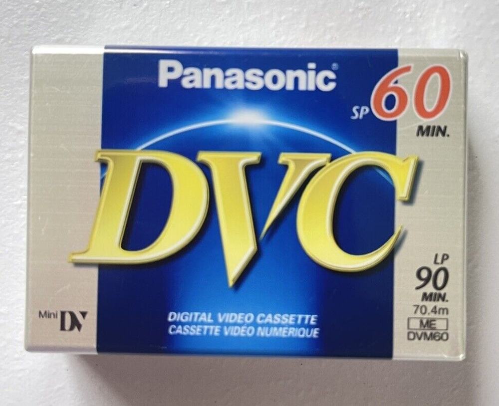 Panasonic SP 60 min LP 90 min DVC Digital Video Mini DV Cassette New Sealed